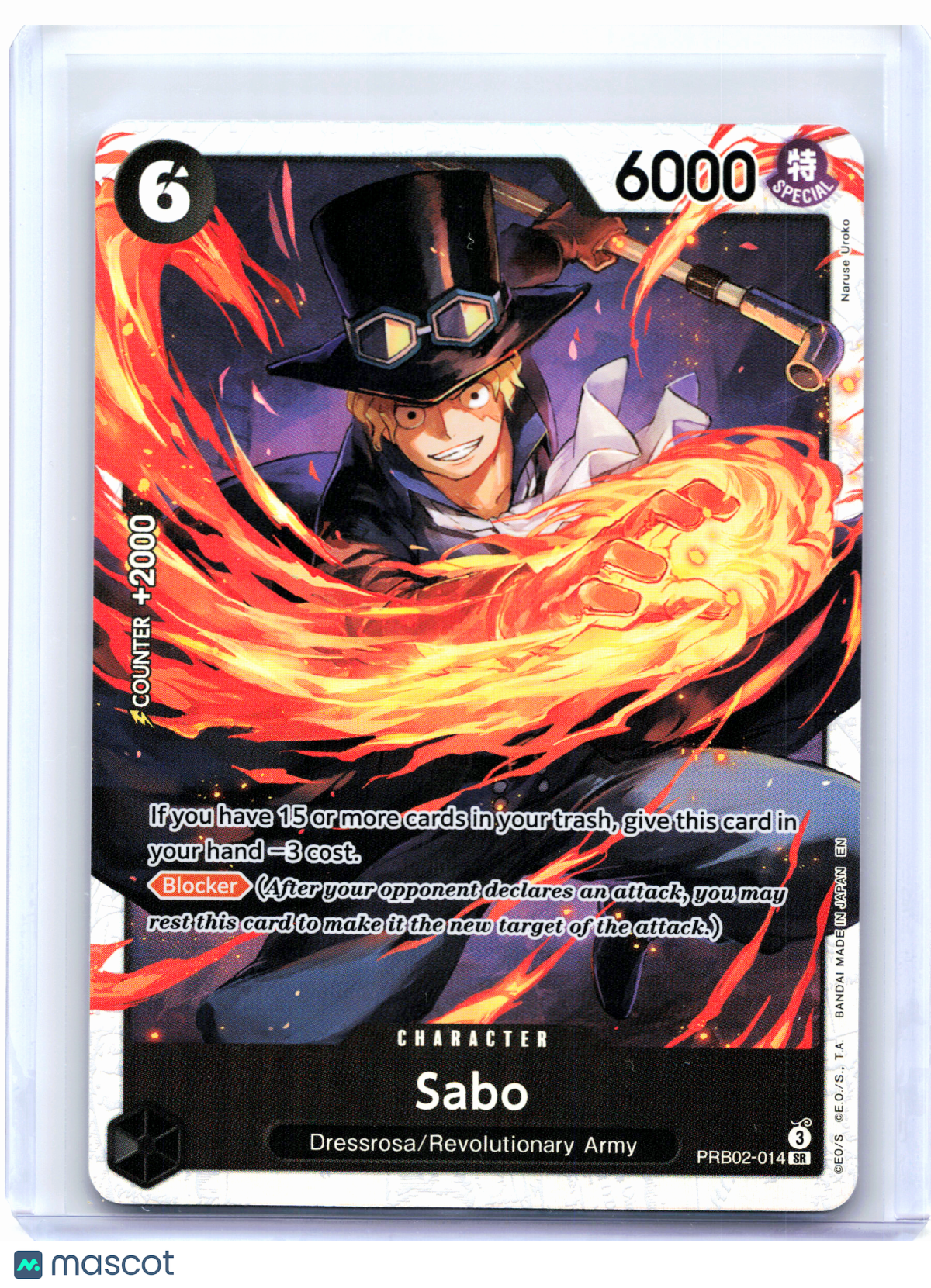 2025 One Piece Card Game—Sabo #PRB02-014 The Best Vol. 2—Super Rare Foil
