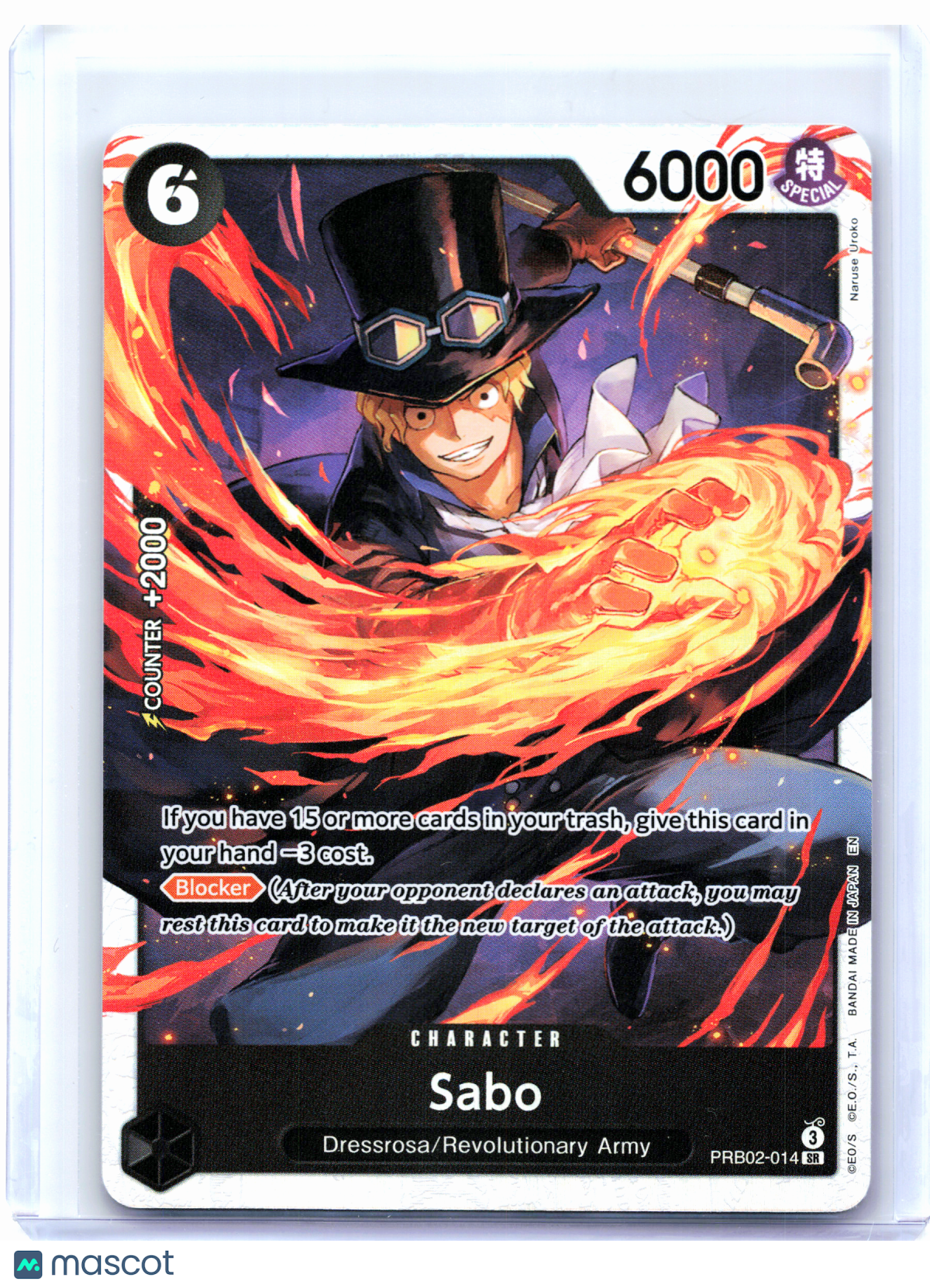 2025 One Piece Card Game—Sabo #PRB02-014 The Best Vol. 2—Super Rare Foil