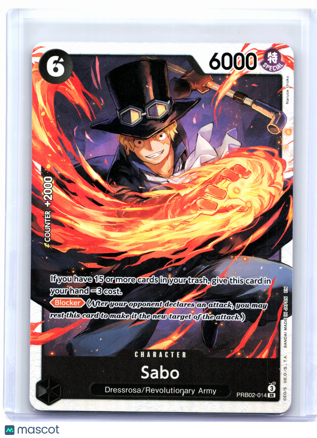 2025 One Piece Card Game—Sabo #PRB02-014 The Best Vol. 2—Super Rare Foil