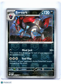 2025 Pokemon—Zoroark (Master Ball Pattern) #062/086 White Flare—Rare Holo