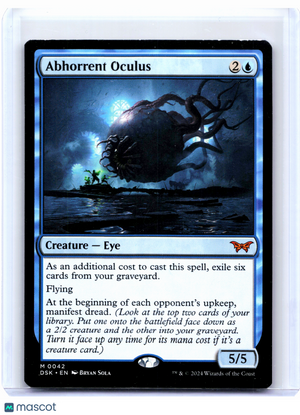 2024 Magic: TG—Abhorrent Oculus #0042 Duskmourn: House of Horror—Mythic Nonfoil