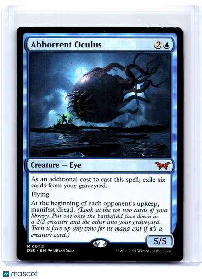 2024 Magic: TG—Abhorrent Oculus #0042 Duskmourn: House of Horror—Mythic Nonfoil