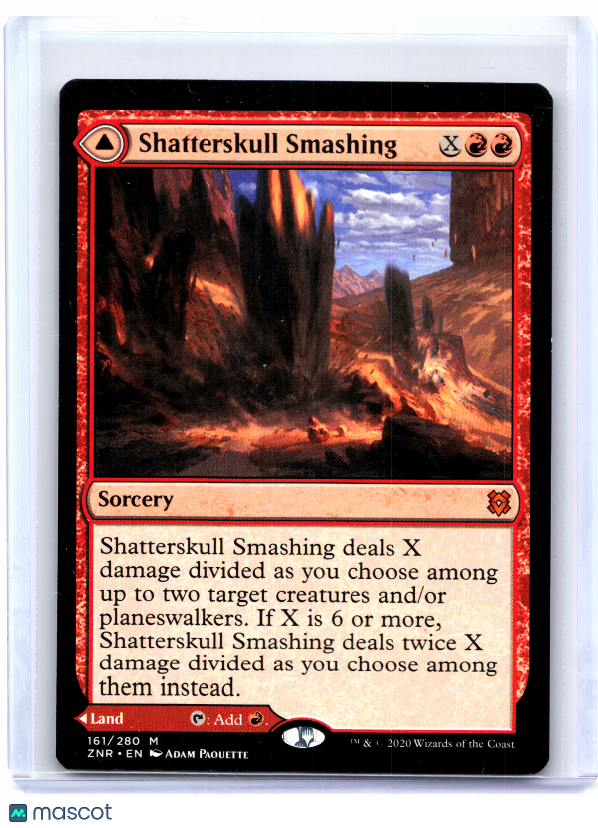 2020 Magic: TG—Shatterskull Smashing #161 Zendikar Rising—Mythic Nonfoil