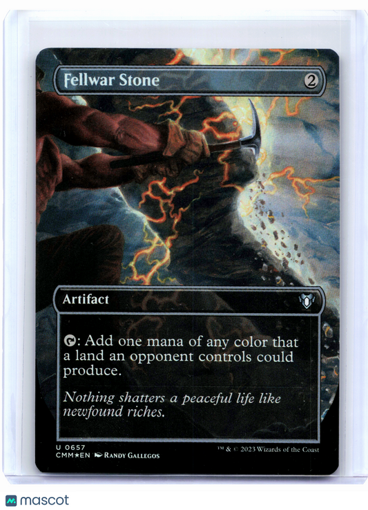 2023 Magic: TG—Fellwar Stone (Borderless) #0657 Commander Masters—Uncommon Foil