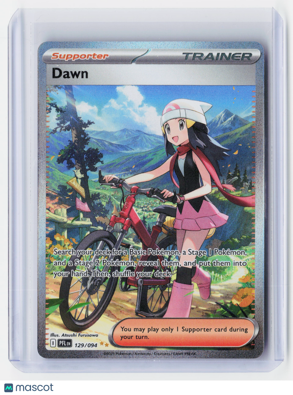 2025 Pokemon—Dawn #129/094 Phantasmal Flames—Special Illustration Rare Holo