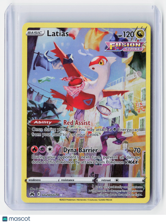 2023 Pokemon—Latias #GG20/GG70 Crown Zenith—Rare Holo