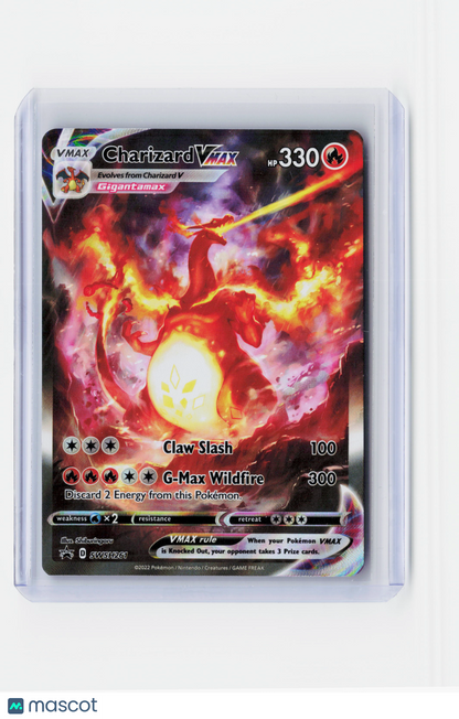 2022 Pokemon—Charizard VMAX #SWSH261 Sword & Shield—Black Star Promo Holo (LP)