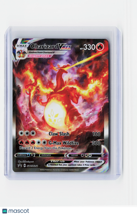 2022 Pokemon—Charizard VMAX #SWSH261 Sword & Shield—Black Star Promo Holo (LP)