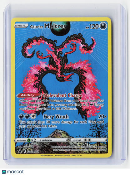 2023 Pokemon—Galarian Moltres #SWSH284 Crown Zenith—Black Star Promo Holo
