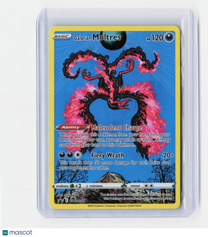 2023 Pokemon—Galarian Moltres #SWSH284 Crown Zenith—Black Star Promo Holo