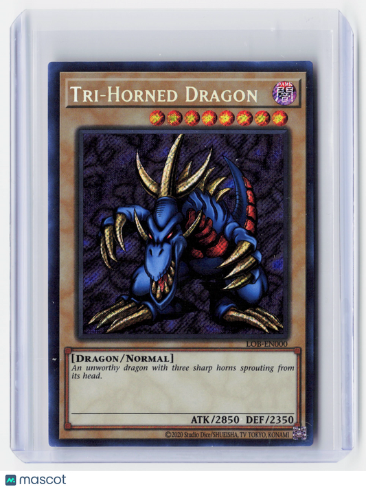 2020 Yu-Gi-Oh!—Tri-Horned Dragon #LOB-EN000—Secret Rare Holo