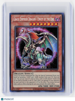 2020 YuGiOh!—Chaos Emperor Dragon - Envoy of...#IOC-EN000 (25th Ann. Ed)—SR Holo