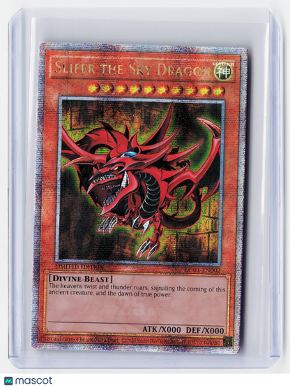 2020 Yu-Gi-Oh!—Slifer the Sky Dragon #LC01-EN002—Quarter Century Secret Rare