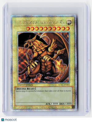 2020 YuGiOh!—The Winged Dragon of Ra #LCO1-EN003 (25th Anniversary Ed)—QCSR Holo
