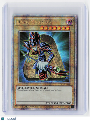 2020 YuGiOh!—Dark Magician #LC01-EN005 25th Anniversary Edition—QCSR Holo