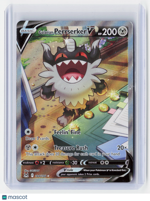 2022 Pokemon—Galarian Perrserker V (Alt Full Art) #184 Lost Origin—UR Holo [LP]