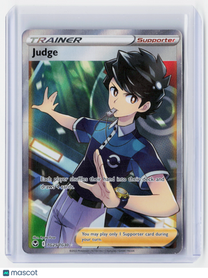 2022 Pokemon—Judge #TG25/TG30 Silver Tempest Trainer Gallery—Ultra Rare Holo