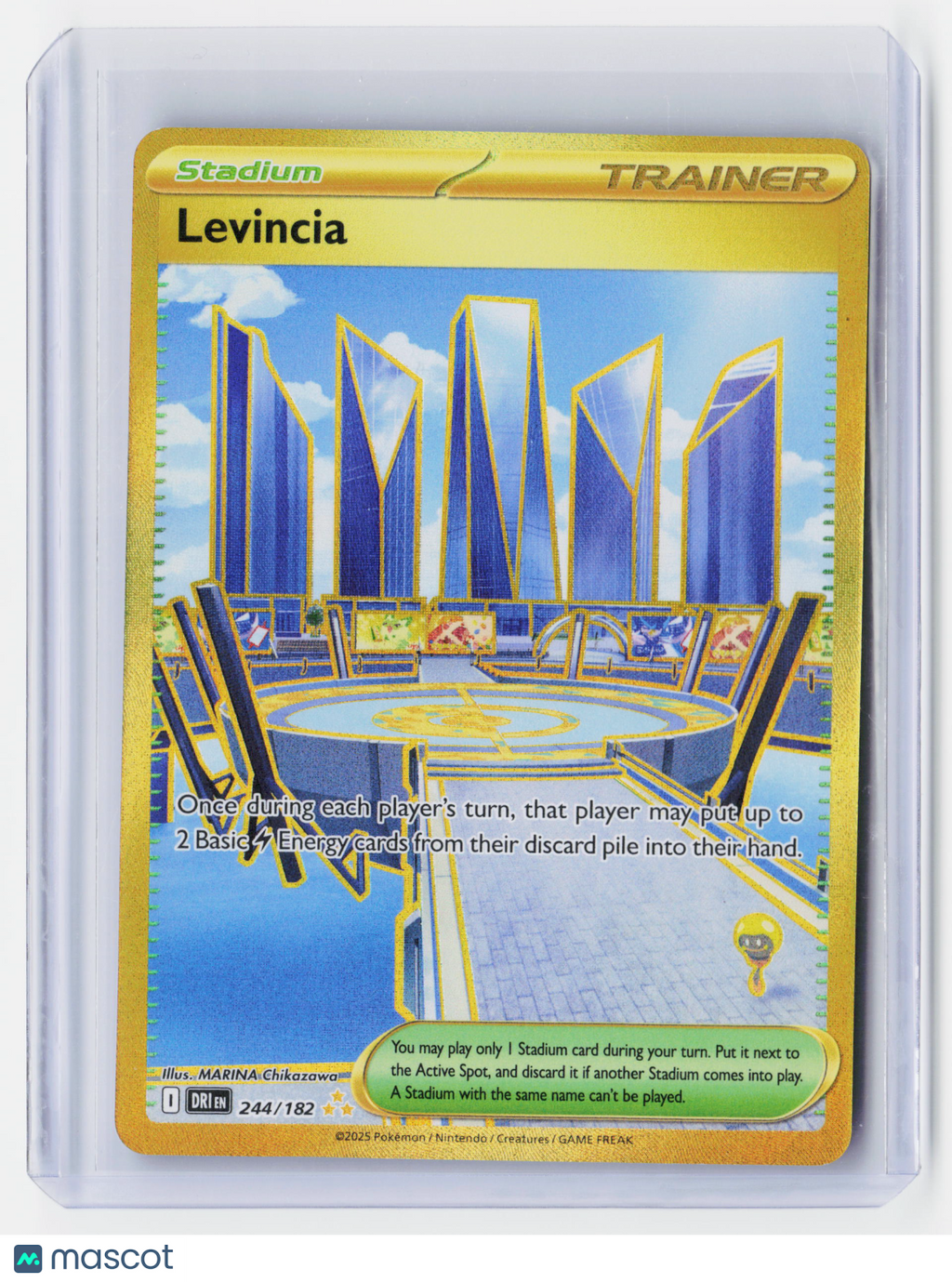 2025 Pokemon—Levincia #244/182 Destined Rivals—Hyper Rare Holo