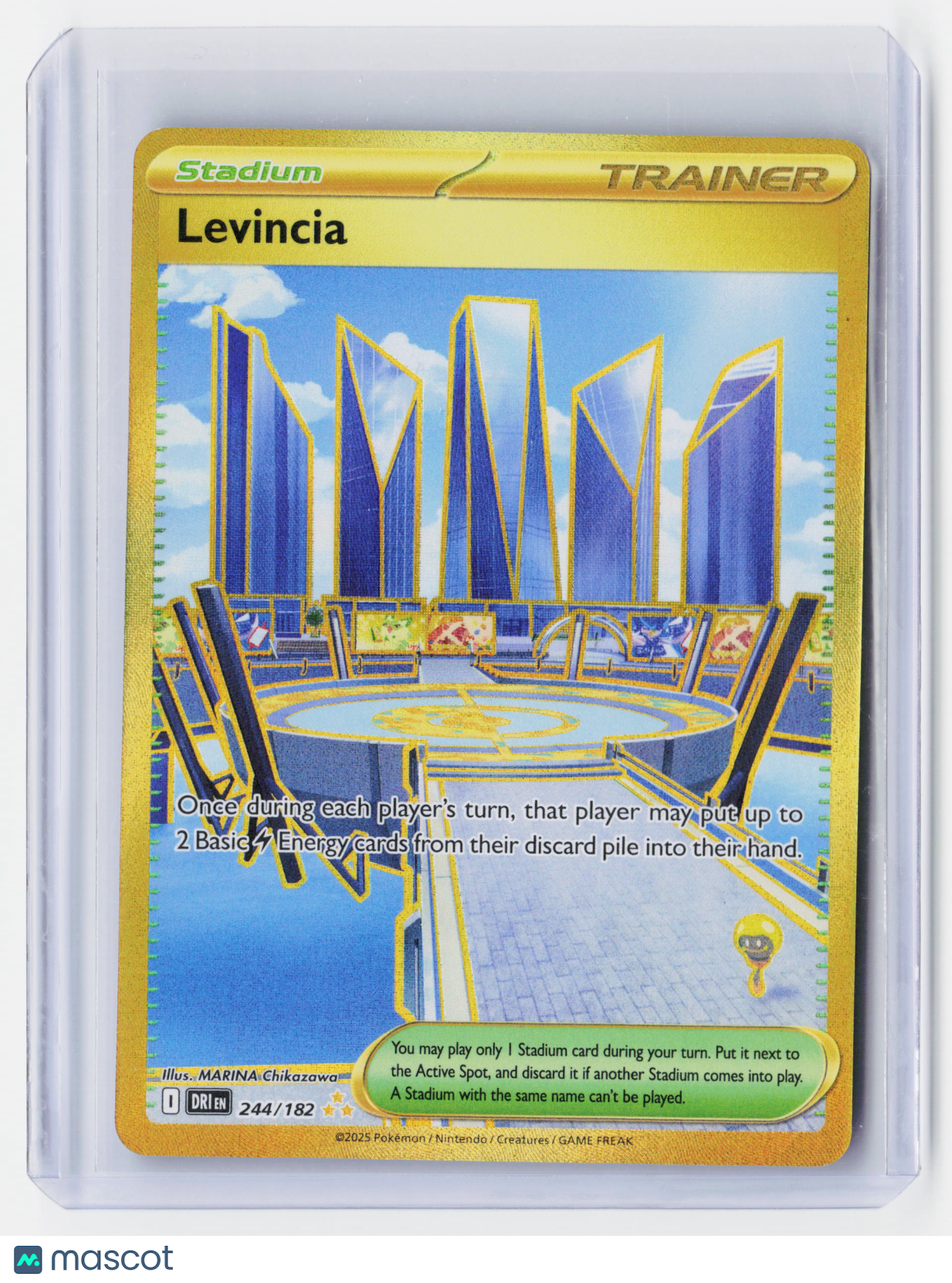 2025 Pokemon—Levincia #244/182 Destined Rivals—Hyper Rare Holo