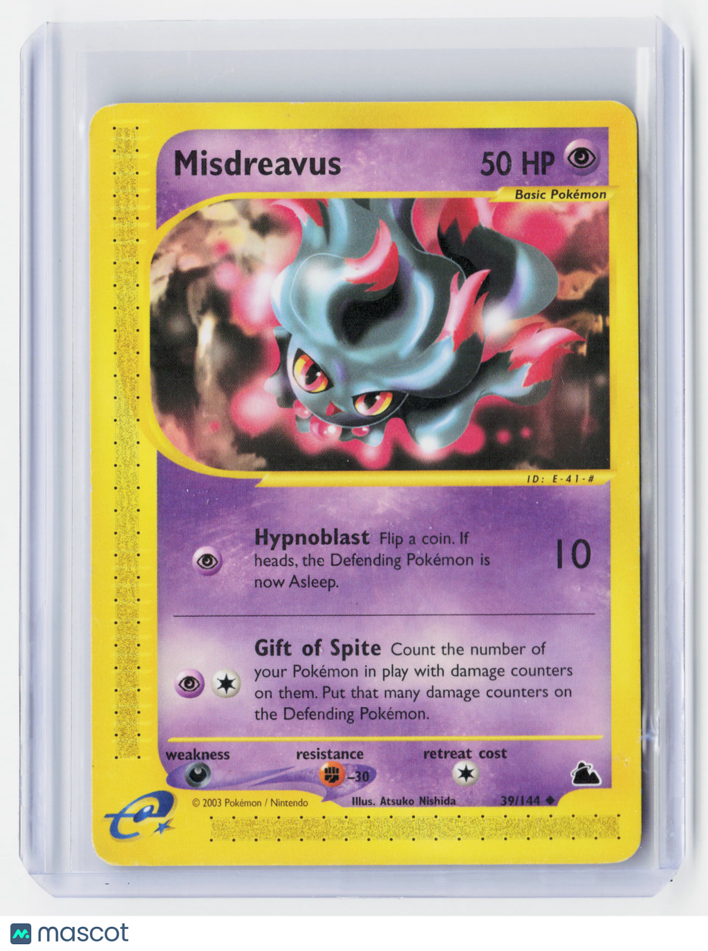 2003 Pokemon—Misdreavus #39/144 Skyridge—Uncommon Nonfoil [Lightly Played]