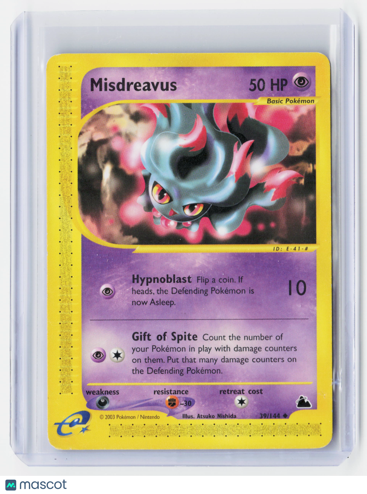 2003 Pokemon—Misdreavus #39/144 Skyridge—Uncommon Nonfoil [Lightly Played]