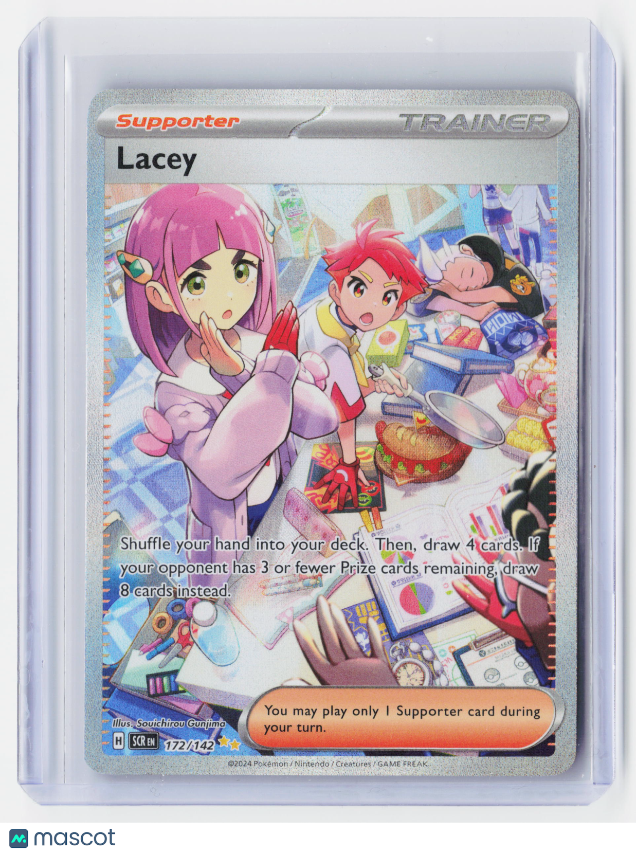 2024 Pokemon—Lacey #172/142 Stellar Crown—Special Illustration Rare Holo