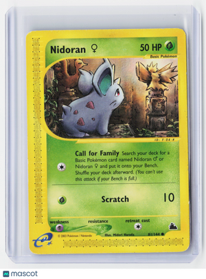 2003 Pokemon—Nidoran ♀ #81/144 Skyridge—Common Nonfoil [Lightly Played]