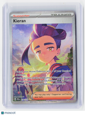 2025 Pokemon—Kieran #174/131 Prismatic Evolutions—Special Illustration Rare Holo