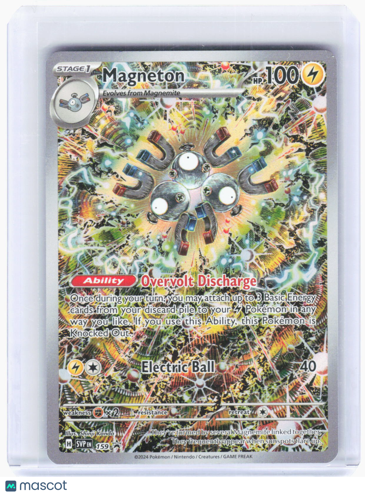 Pokemon—Magneton #SVP EN 159 2024 Scarlet & Violet Promo Cards—BSP Foil