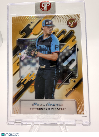 2025 Topps Pristine Baseball—Paul Skenes #285 Gold 18/50