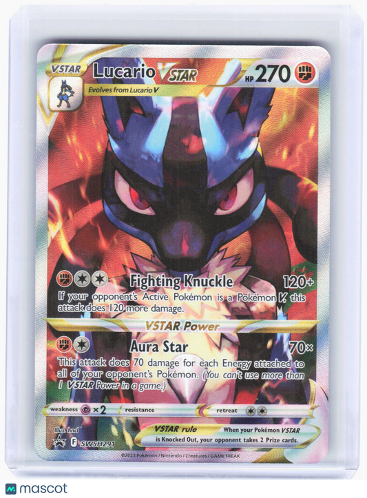 2023 Pokemon—Lucario VSTAR #SWSH291 Sword & Shield Promo Cards—BSP Foil