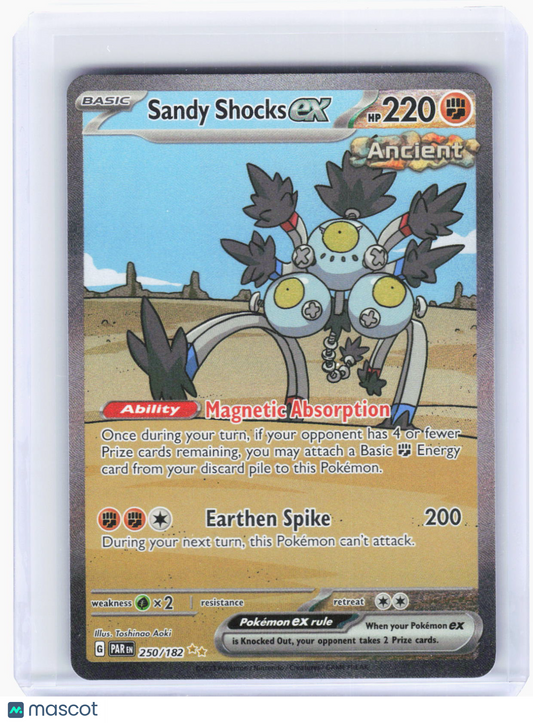 2023 Pokemon—Sandy Shocks ex #250/182 Paradox Rift—SIR Holo