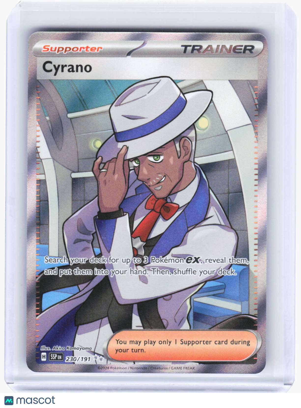 2024 Pokemon—Cyrano #230/191 Surging Sparks—Ultra Rare Foil