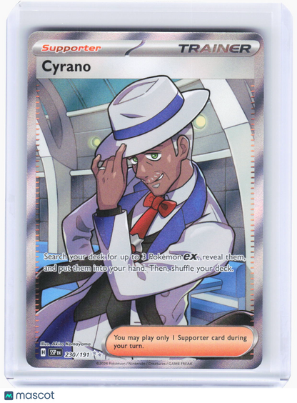 2024 Pokemon—Cyrano #230/191 Surging Sparks—Ultra Rare Foil