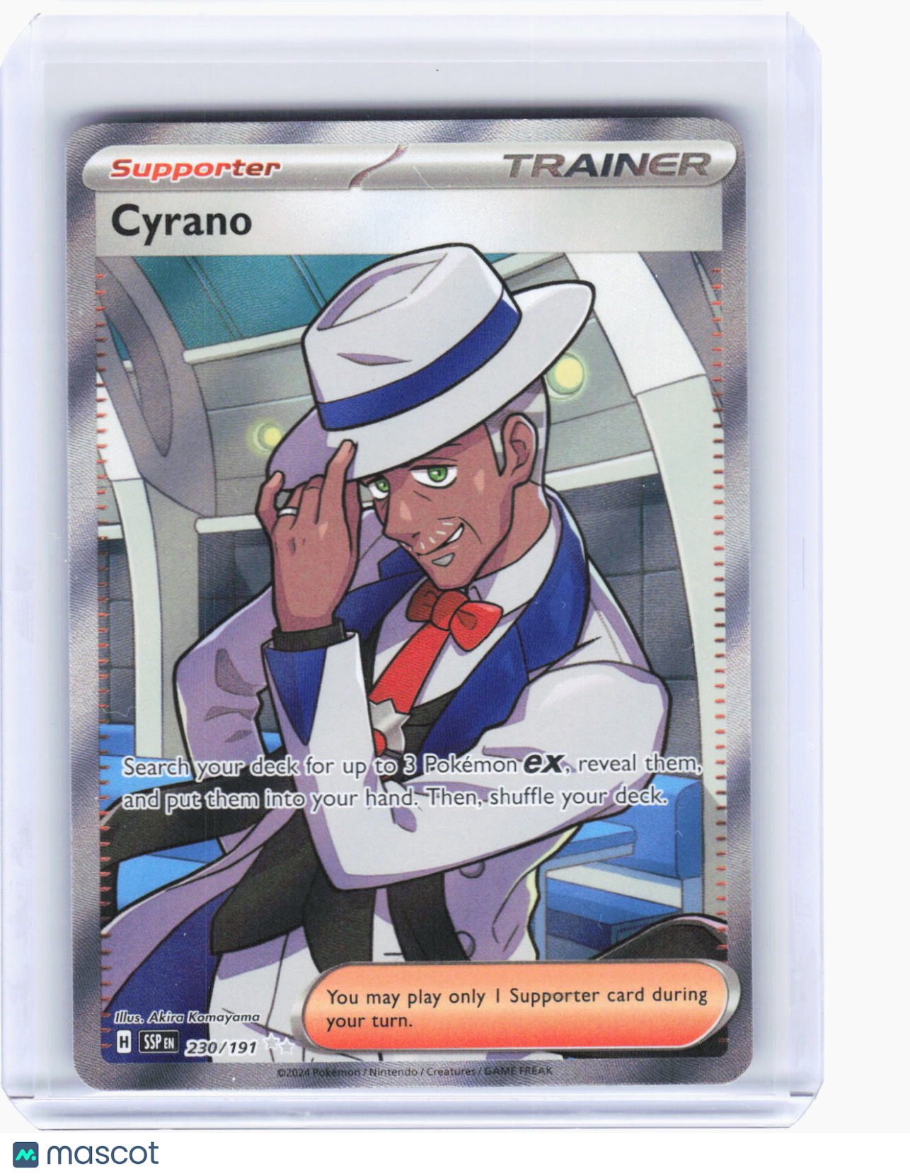 2024 Pokemon—Cyrano #230/191 Surging Sparks—Ultra Rare Foil