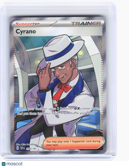 2024 Pokemon—Cyrano #230/191 Surging Sparks—Ultra Rare Foil