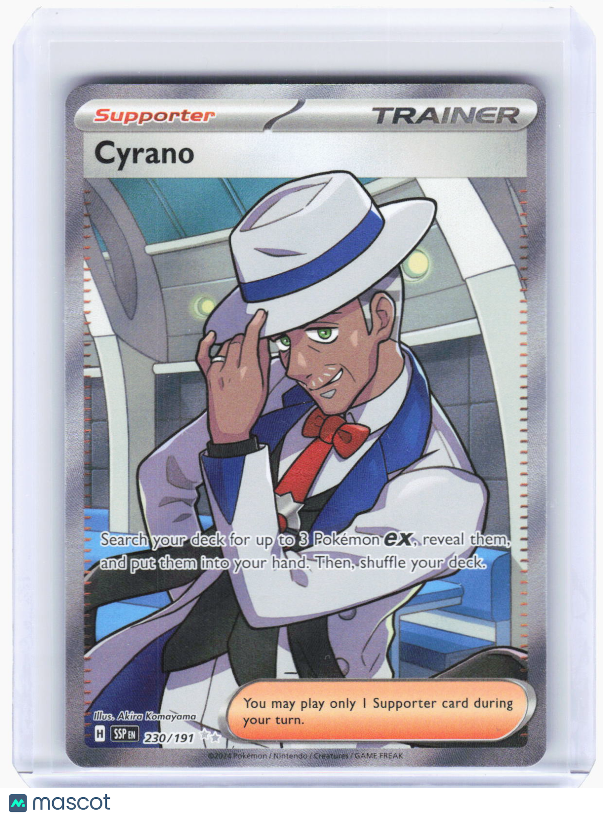 2024 Pokemon—Cyrano #230/191 Surging Sparks—Ultra Rare Foil