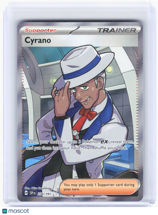 2024 Pokemon—Cyrano #230/191 Surging Sparks—Ultra Rare Foil