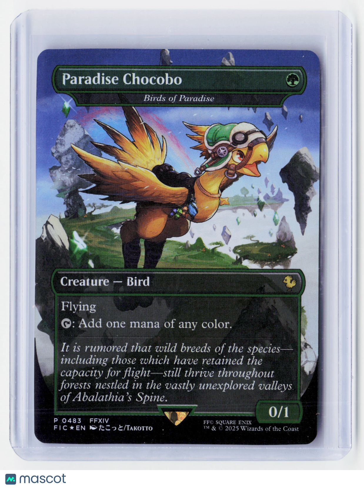 2025 Magic: The Gathering-Paradise Chocobo #0483 FF— Foil Full Art Promo