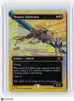 2025 Magic: TG—Thopter Fabricator (Borderless) (1st Place Foil) #0522 (DFT)—Foil