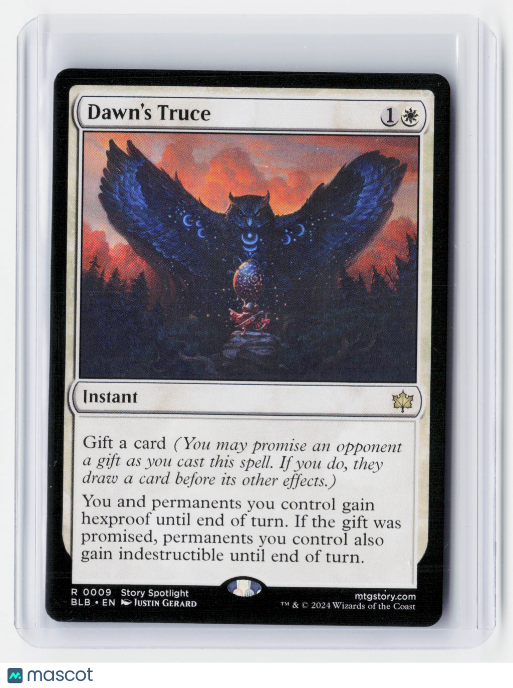 2024 Magic: The Gathering—Dawn's Truce #0009 Bloomburrow (BLB)—Rare Nonfoil