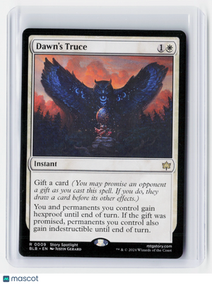 2024 Magic: The Gathering—Dawn's Truce #0009 Bloomburrow (BLB)—Rare Nonfoil