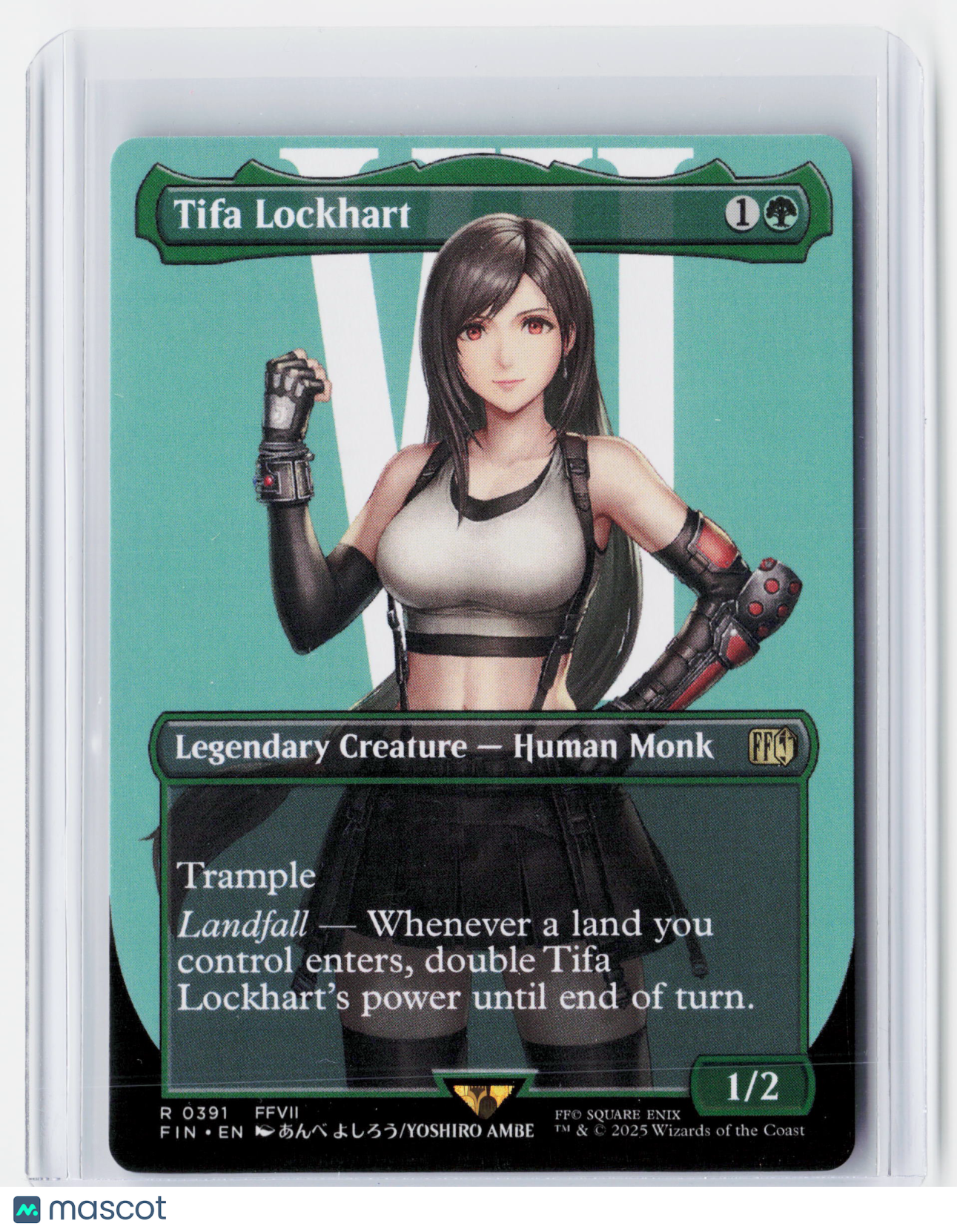 2025 Magic: The Gathering—Tifa Lockhart #0391 FF borderless—Rare