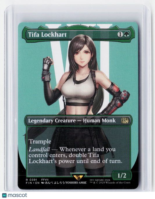 2025 Magic: The Gathering—Tifa Lockhart #0391 FF borderless—Rare