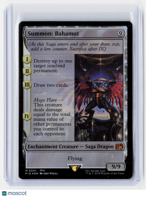 2025 Magic: The Gathering—Summon: Bahamut #0001 Final Fantasy—Mythic