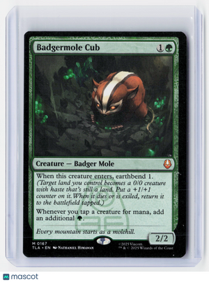 2025 Magic: The Gathering—Badgermole Cub #0167 Avatar: The Last Airbender—Mythic