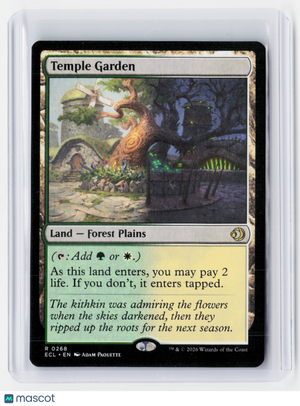 2026 Magic: The Gathering—Temple Garden #0268 Lorwyn Eclipsed (ECL)—Rare Nonfoil