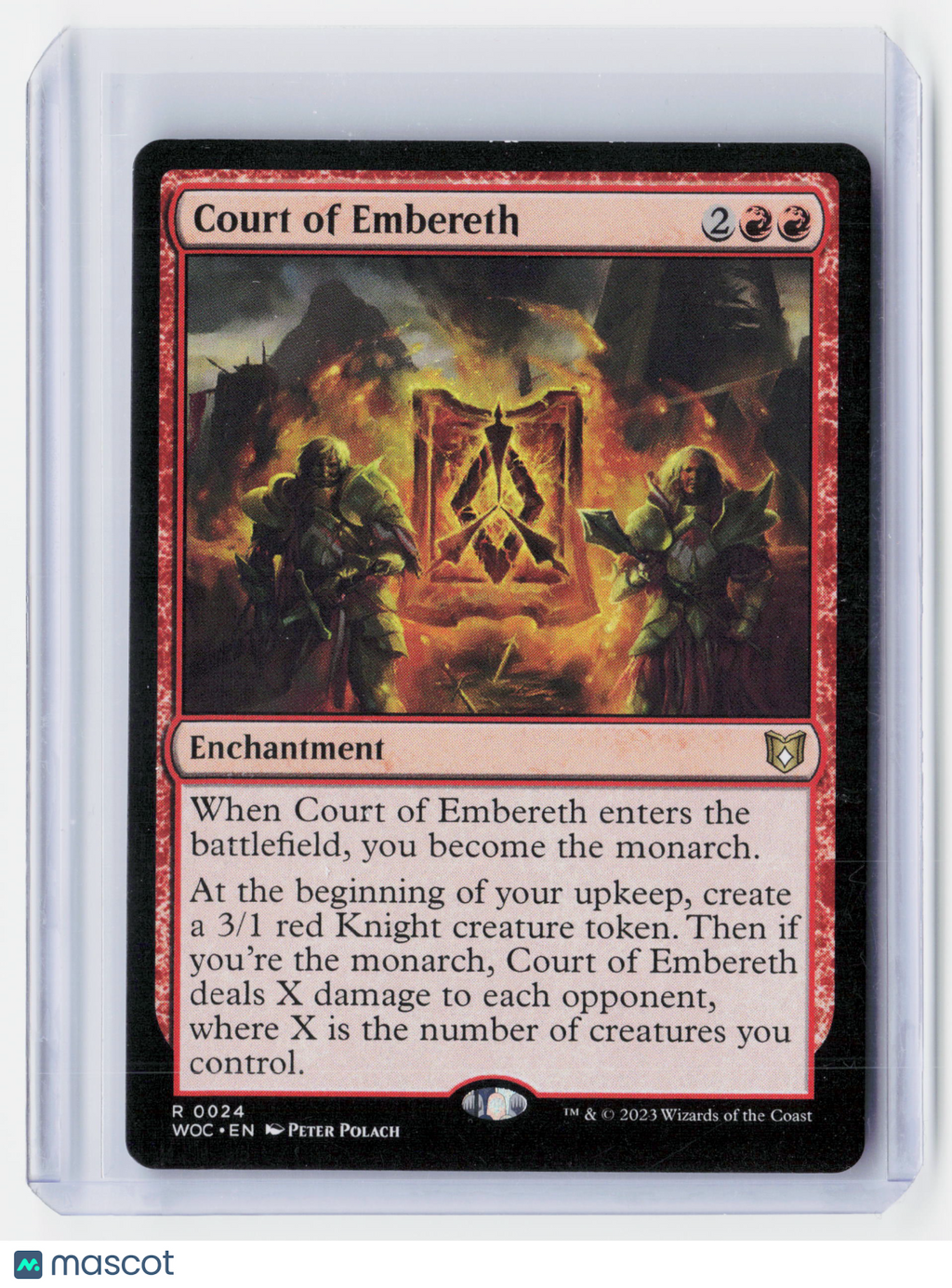 2023 Magic: The Gathering—Court of Embereth #0024 (WOC)—Rare Nonfoil