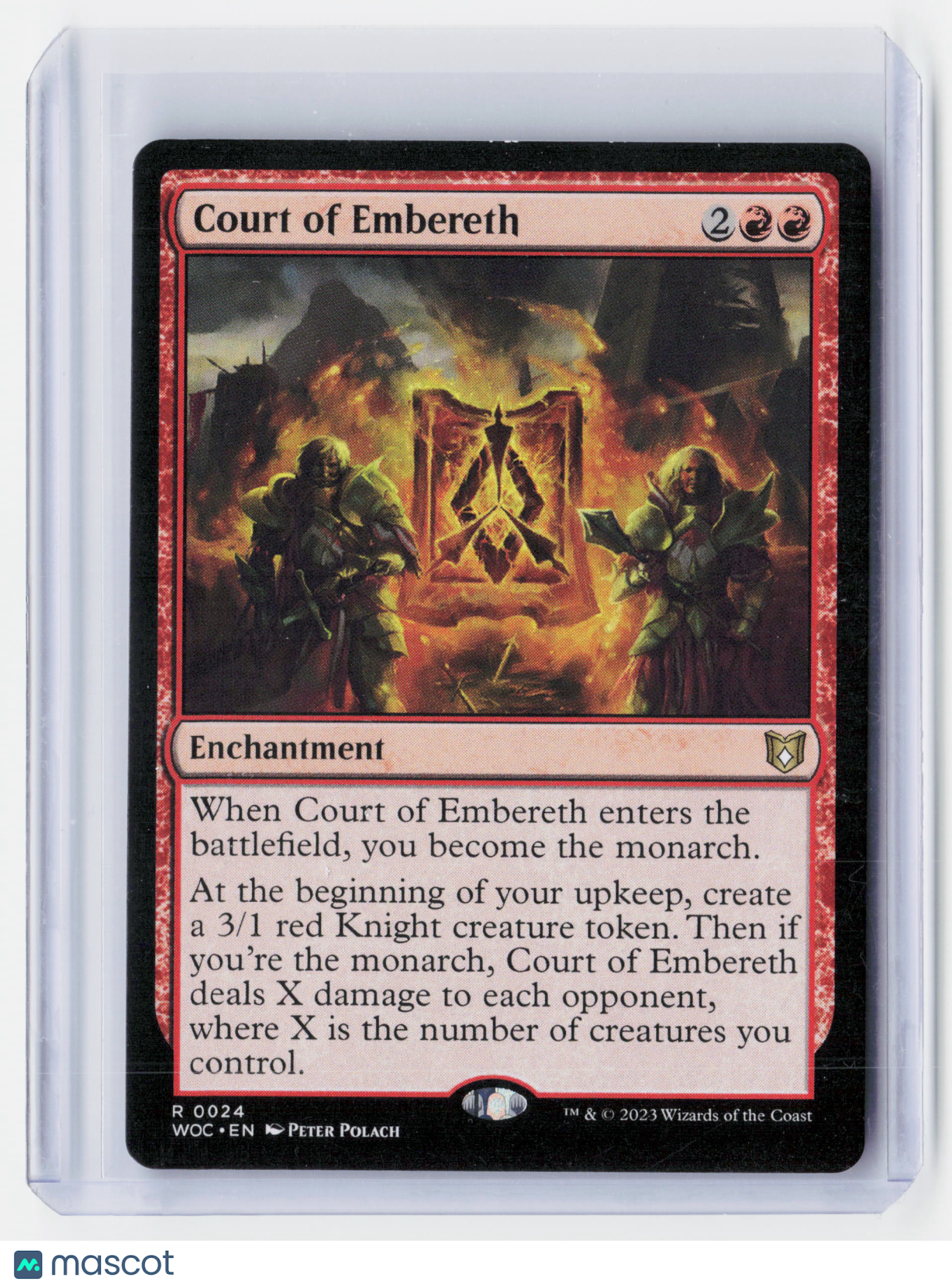 2023 Magic: The Gathering—Court of Embereth #0024 (WOC)—Rare Nonfoil