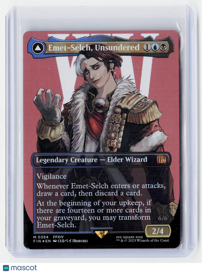 2025 Magic: The Gathering—Emet-Selch & Hades #0394 FF—Double-Sided Borderless